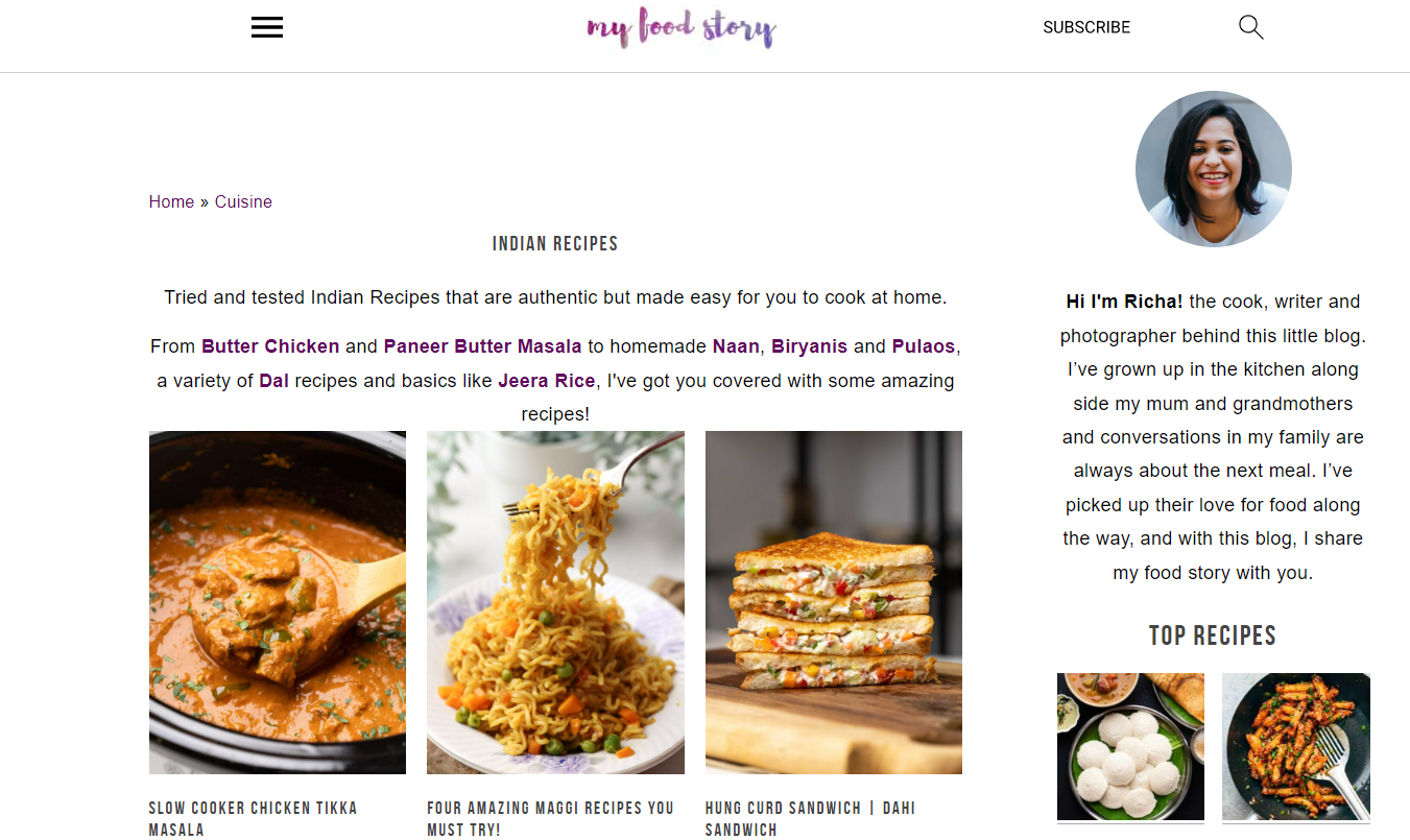 30 Indian Food Blogs To Follow In 2023
